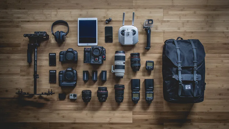 Photography gear setup